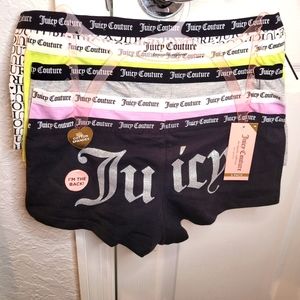 NEW | JUICY COUTURE Cotton Spandex Boy Short-Cut